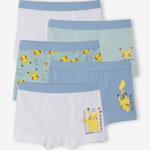 Set van 5 boxers POKEMON® Pikachu hemelsblauw