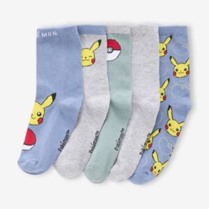 Set van 5 paar Pokemon® sokken hemelsblauw