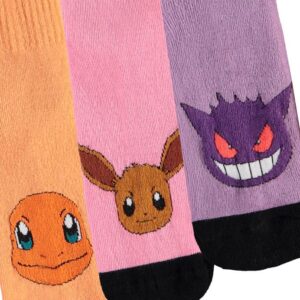 Pokemon Socks 3-Pack Heads Colormix 35-38