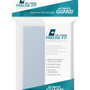 Ultimate Guard Precise-Fit Sleeves Side-Loading Standard Size Transparent (100) Set van 11 stuks aanbieding